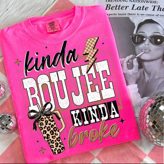 Kinda boujee kinda broke